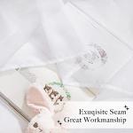 NICETOWN Decorative White Bed Canopies & Drapes for Kids Room - Voile Sheer Toddler Bed Canopy Curtain Scarf Valance DIY for Bedroom/Party (1 Panel, W114 x L180)