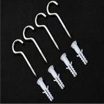 Mengersi Bed Canopy,Canopy Bed Curtains Bed Drapes for Full Queen King Size Bed,Mosquito Net Bed Curtains for Patio Indoor Outdoor Net,Black Bed Canopy Curtains for Gothic,Halloween Decoration