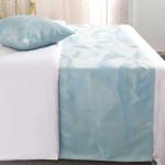 AMBERIS Bed Runners & Scarves, Modern Style Bed Scarf No Fading Soft (Pillowcases Sold Separately)