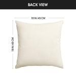 AVOIN colorlife Bless Our Home Farmhouse Eucalyptus Leaves Throw Pillow Covers, 18 x 18 Inch Truck Home Sweet Home Cushion Case Decorations Set of 4