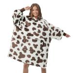 Krifey Wearable Blanket Hoodie, Oversized Sherpa Fleece Sweatshirt with Giant Pocket, Birthday Gifts for Women, Mom, Sister