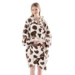 Krifey Wearable Blanket Hoodie, Oversized Sherpa Fleece Sweatshirt with Giant Pocket, Birthday Gifts for Women, Mom, Sister