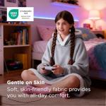 Bedsure Blanket Hoodie, Wearable Blanket Hoodie as Gifts for Mom, Birthday Gifts for Women Kids Teens Sherpa Sweatshirt, Grey, Standard