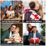 JOYWOO Wearable Blanket Hoodie, Birthday Gifts for Women Men Mom, Oversized Hooded Blanket for Adult, Cozy Fuzzy Sherpa Sweatshirt Blanket with Giant Pocket,Grey