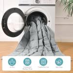 Topblan Weighted Blanket for Adults 12lbs, Soft Cooling Breathable Weighted Throw for Sleeping, Washable Heavy Blanket with Glass Beads for Winter, Sofa Bed, 48"x72" Twin Size, Grey
