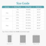 Topblan Weighted Blanket for Adults 12lbs, Soft Cooling Breathable Weighted Throw for Sleeping, Washable Heavy Blanket with Glass Beads for Winter, Sofa Bed, 48"x72" Twin Size, Grey