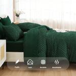 Andency Dark Emerald King Comforter Set - 7 Pieces