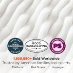 Bedsure GentleSoft White Throw Blanket for Couch - Soft Cozy Fleece Throw Blankets for Women Girls, Mothers Graduation Birthday Gifts for Women Her Mom, Room Home Spring Decor, Off White, 50x60 Inches