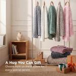 Bedsure GentleSoft White Throw Blanket for Couch - Soft Cozy Fleece Throw Blankets for Women Girls, Mothers Graduation Birthday Gifts for Women Her Mom, Room Home Spring Decor, Off White, 50x60 Inches