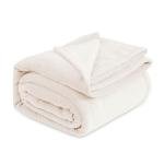 Bedsure GentleSoft Fleece Blankets Queen Size Cream - Bed Blanket Soft Lightweight Plush Fuzzy Cozy Luxury Microfiber, 90x90 inches