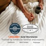 Bedsure GentleSoft Blankets Queen Size for Bed - Cozy Soft Sofa Couch Cover Blankets for Women, Cute Large Bedding Fleece Throws for Girls, Off White, 90x90 Inches