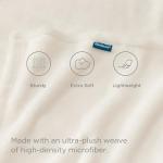 Bedsure GentleSoft Fleece Blankets Queen Size Cream - Bed Blanket Soft Lightweight Plush Fuzzy Cozy Luxury Microfiber, 90x90 inches