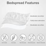 Hansleep White Queen Quilt Set - Soft Bedspread