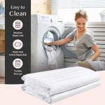 FAUNNA 600TC 100% Cotton Pillow Protectors, Standard Size (20x26), 4 Pack, Oeko-TEX Certified, Hotel Grade Pillow Cover with Silent Zipper, Zip Up Pillow Cases, White