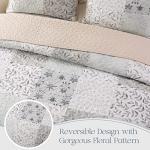 Reversible Boho Queen Quilt Set with Shams