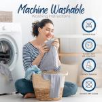 Utopia Bedding Premium 100% Waterproof Pillow Protectors with Zipper Queen Size (Set of 4), Bed Bug and Dust Mite Proof Zippered Pillow Covers, Pillow Encasement Cases, Gray