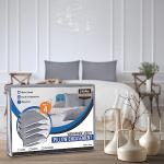 Utopia Bedding Premium 100% Waterproof Pillow Protectors with Zipper Queen Size (Set of 4), Bed Bug and Dust Mite Proof Zippered Pillow Covers, Pillow Encasement Cases, Gray