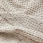 PHF 100% Cotton Waffle Pillow Shams Standard Size, 2 Pack 20" x 26" Soft Skin-Friendly Pillowcases, No Filling, Aesthetic Woven and Breathable Waffle Weave Pillow Case Covers for Bed, Oatmeal