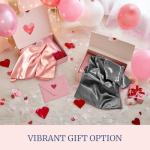 BEDELITE Satin Pillowcase for Hair and Skin, Super Soft and Cooling Similar to Silk Pillow Cases 2 Pack with Envelope Closure, Gift for Women Men(20"x30" Queen Size, Dark Grey)