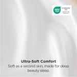 Bedsure King Size Satin Pillowcase Set of 2 - Pure White Silky Pillow Cases for Hair and Skin with Envelope Closure, Similar to Silk Pillow Cases, Gifts for Women Men, 20x36 Inches, 2pcs