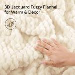 Fluffy King Size Beige Comforter Set - 3 Pieces