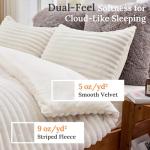 Sasttie Twin Fleece Comforter Set with Pillow Case