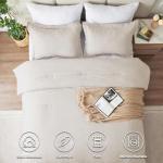 CozyLux Twin XL Soft Comforter Set - Beige