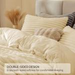 Twin Fleece Comforter Set - Soft & Warm Beige
