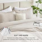 CozyLux Twin XL Soft Comforter Set - Beige
