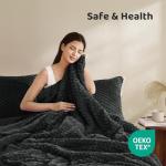 Fluffy Black Twin Comforter Set – Ultra-Soft Cozy Bedding