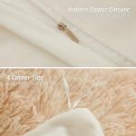 EMME Twin Khaki Fuzzy Duvet Cover Set