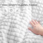 Plush Plaid Twin Fleece Comforter Set with Pillowcase