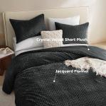 Fluffy Black Twin Comforter Set – Ultra-Soft Cozy Bedding