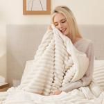 Fluffy Twin Comforter Set - Soft Faux Fur