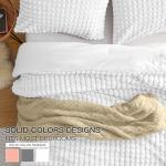 Plush Plaid Twin Fleece Comforter Set with Pillowcase