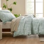 Sage Green Floral Queen Comforter Set, 3 Pieces