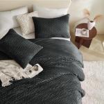 Fluffy Black Twin Comforter Set – Ultra-Soft Cozy Bedding