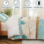 Coastal Queen Quilt Set - Ocean and Beach Theme