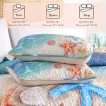Weigelia Coastal Queen Quilt Set - 3 Piece