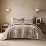 Luxury Velvet Queen Quilt Set with Shams