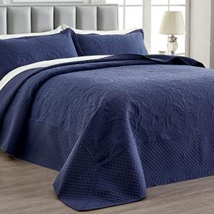 Qucover Alaska King Bedspread Set with Pillow Shams
