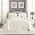 Oversized King Bedspread Set - Reversible 3 Piece