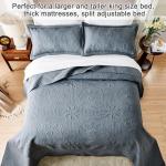 Oversized King Quilt Set with Vintage Pattern