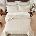 Oversized King Bedspread Set - Soft Microfiber Quilt
