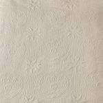 Beige Oversized King Bedspread Set with Shams