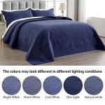 Qucover Alaska King Bedspread Set with Pillow Shams