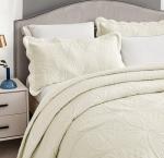 Oversized King Bedspread Set - Reversible 3 Piece