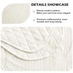 Oversized King Bedspread Set - Reversible 3 Piece