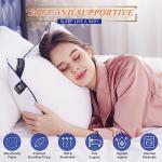 MZOIMZO Supportive Firm Bed Pillows for Sleeping- Standard Size, Set of 2, Cooling Hotel Quality with Premium Soft Down Alternative Fill for Back, Stomach or Side Sleepers, 20''x26''