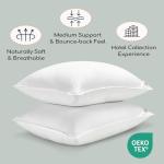 HARBOREST Bed Pillows Standard Size Set of 2 - Luxury Hotel Collection Down Alternative Pillows for Sleeping, 20 x 26 Inches